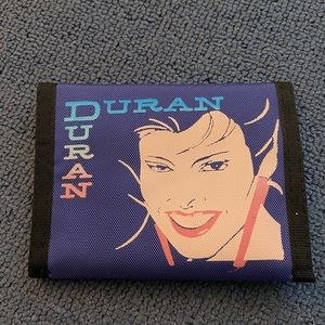 Duran Duran Silk screened vintage wallet